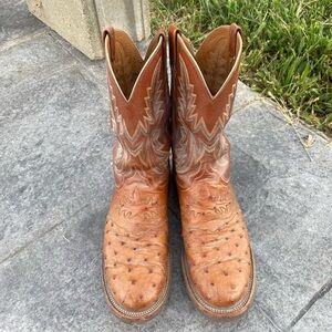 Mens Size 10 Lucchese 2000 Ostrich